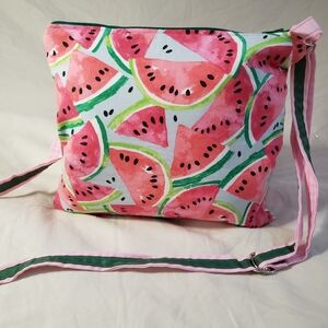Watermelon Print Crossbody Bag